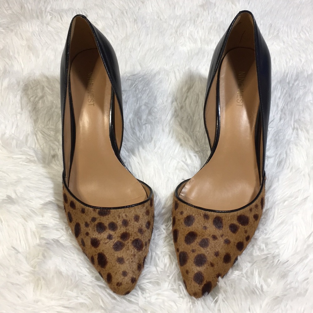 Nine West cowhide pumps